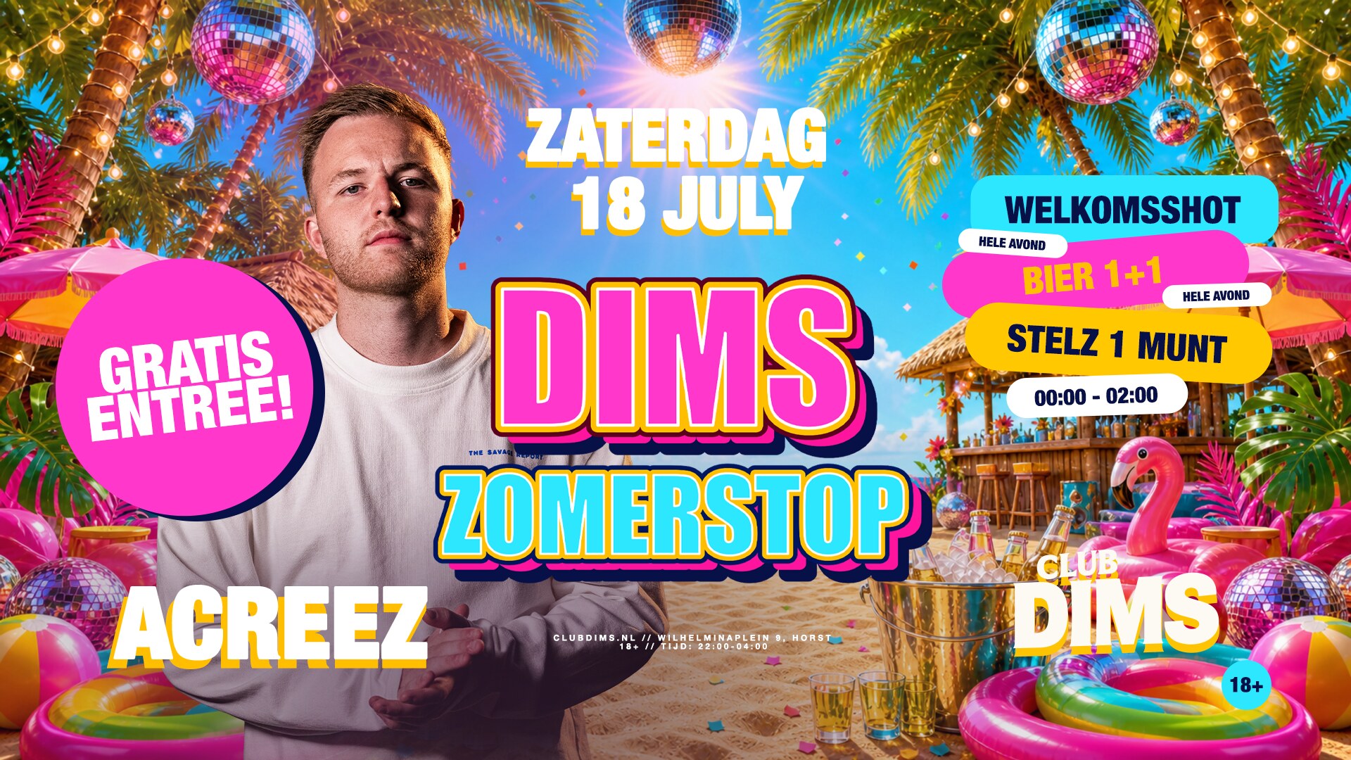 DIMS Zomerstop
